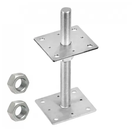 Podstawa Słupa Regulowana Domax Psr 100 M24 100X250X4 Do Betonu