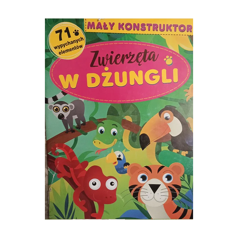 MAŁY KONSTRUKTOR ZWIERZĘTA W DŻUNGLI