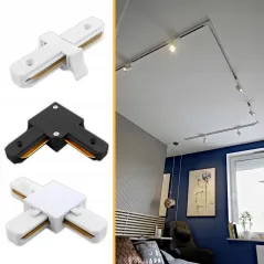 REFLEKTOR SZYNOWY LAMPA LED GU10 TANGI 60 MM BIAŁY DO SZYN 1-FAZOWYCH