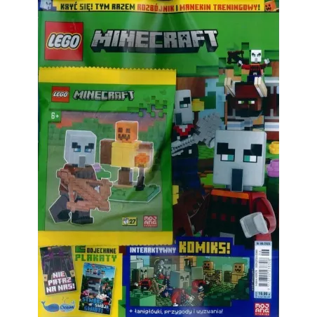 Lego Minecraft + Prezent: Rozbójnik I Manekin Treningowy Gazetka 2/2024 Ii Gatunek