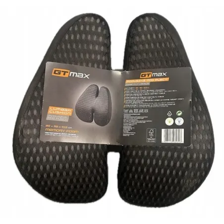 PODUSZKA LĘDŹWIOWA POD PLECY SZARA GTMAX