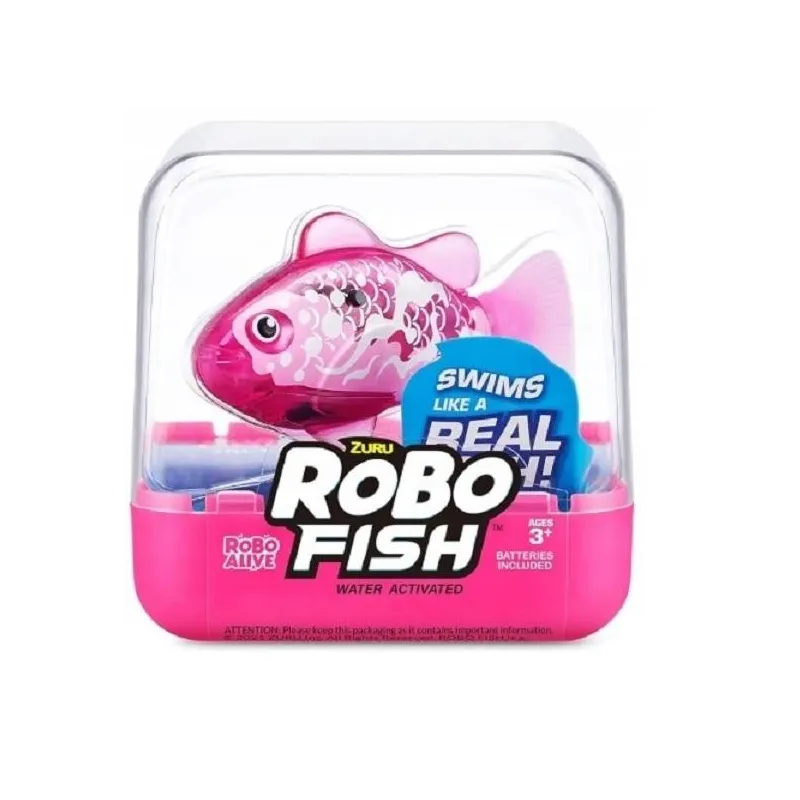 ZURU ROBO ALIVE ROBO FISH RÓŻOWA 3+