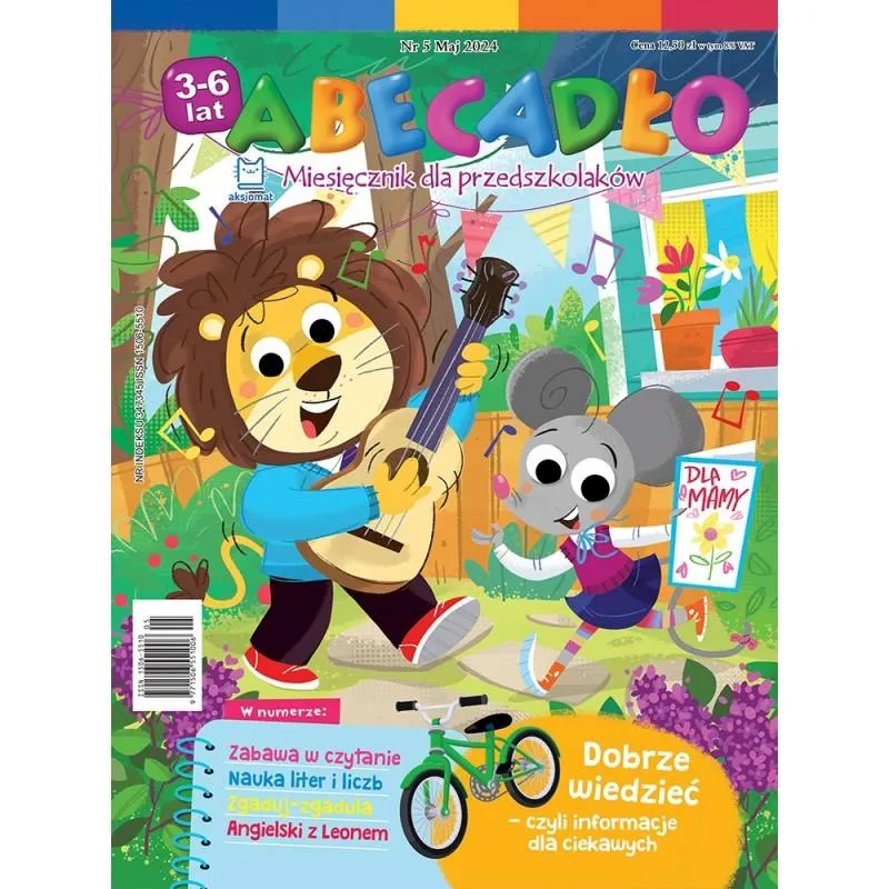 ABECADŁO MIESIĘCZNIK DLA PRZEDSZKOLAKÓW 5/2024