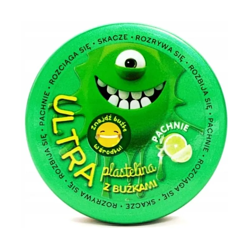 ULTRA PLASTELINA LIMONKOWA PACHNĄCA Z BUŹKAMI 3+