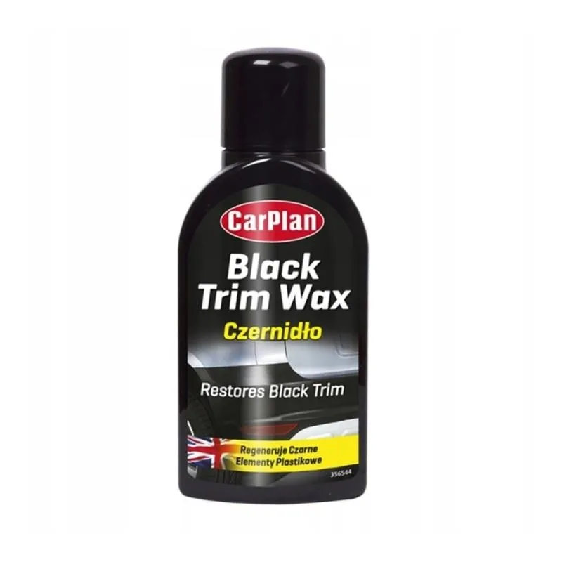 CARPLAN BLACK TRIM WAX CZERNIDŁO DO PLASTIKÓW 350ML CARPLAN BLACK TRIM WAX CZERNIDŁO DO PLASTIKÓW 350ML