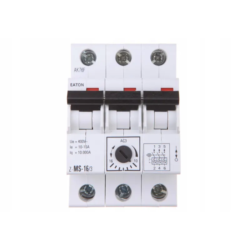 WYŁĄCZNIK SILNIKOWY EATON Z-MS-16/3 10-16A 3-BIEGUNOWY