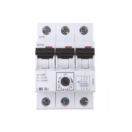 WYŁĄCZNIK SILNIKOWY EATON Z-MS-16/3 10-16A 3-BIEGUNOWY