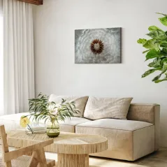 OBRAZ ŚCIENNY DMUCHAWIEC W PRZYBLIŻENIU 120x80 CM