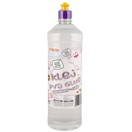 BEZBARWNY KLEJ PVA 1L DO SLIME TUBAN 6+