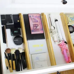 ORGANIZER PRZEGRODY DO SZUFLAD BAMBUSOWE ROZSUWANE 4 SZT MORE&DECO