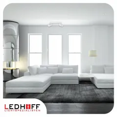 KINKIET ŚCIENNY BIAŁY 2x GU10 SPOT LAMPA SUFITOWA DO SALONU I SYPIALNI