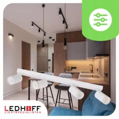 LAMPA SUFITOWA ŚCIENNA SPOT KINKIET ŚCIENNY 4x GU10 BIAŁA DO SALONU I POKOJU