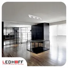 LAMPA SUFITOWA ŚCIENNA SPOT KINKIET ŚCIENNY 4x GU10 BIAŁA DO SALONU I POKOJU