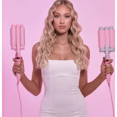 FALOWNICA DO WŁOSÓW 32MM MERMADE PINK BEACH WAVES