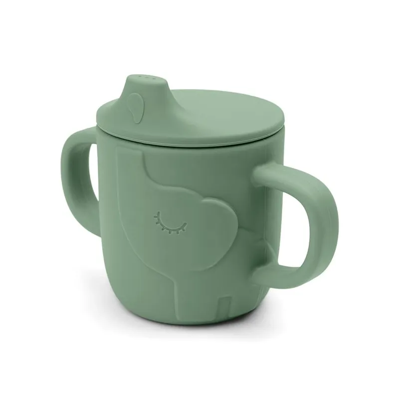 SILIKONOWY KUBEK NIEKAPEK DONE BY DEER ELPHEE ZIELONY 120 ML 0+ SILIKONOWY KUBEK NIEKAPEK DONE BY DEER ELPHEE ZIELONY 120 ML 0+