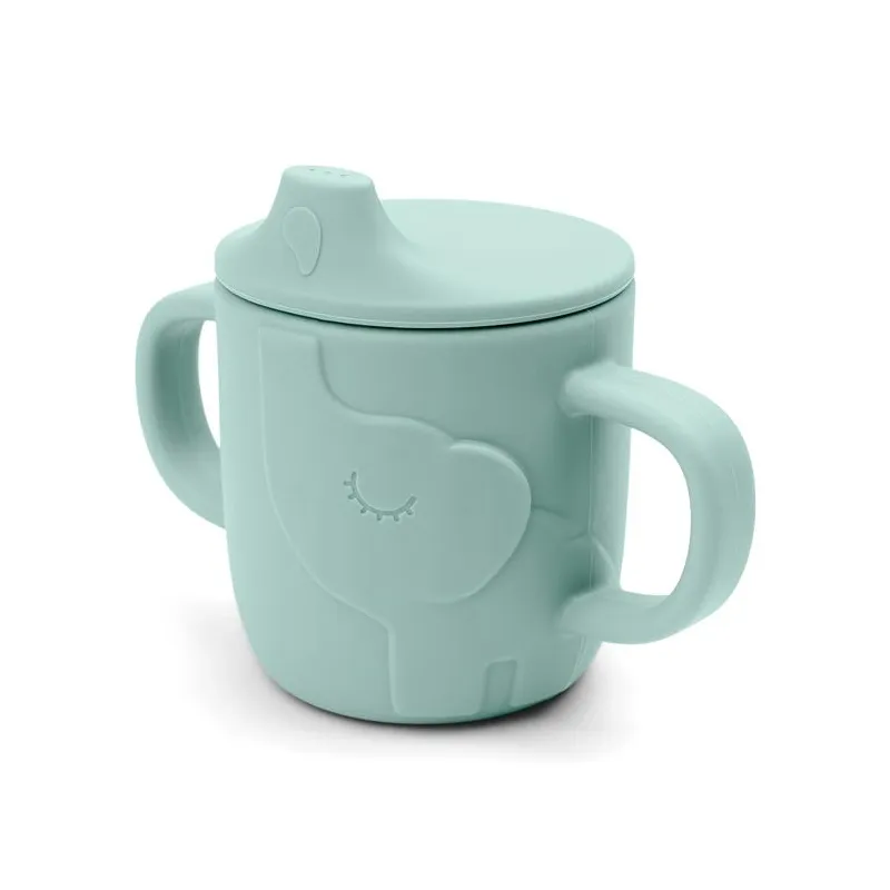 SILIKONOWY KUBEK NIEKAPEK DONE BY DEER ELPHEE ZIELONY 120 ML 0+ SILIKONOWY KUBEK NIEKAPEK DONE BY DEER ELPHEE ZIELONY 120 ML 0+