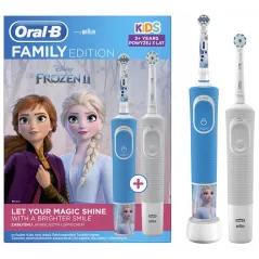 SZCZOTECZKI ELEKTRYCZNE ORAL-B VITALITY 100 + KIDS KRAINA LODU 2 3+