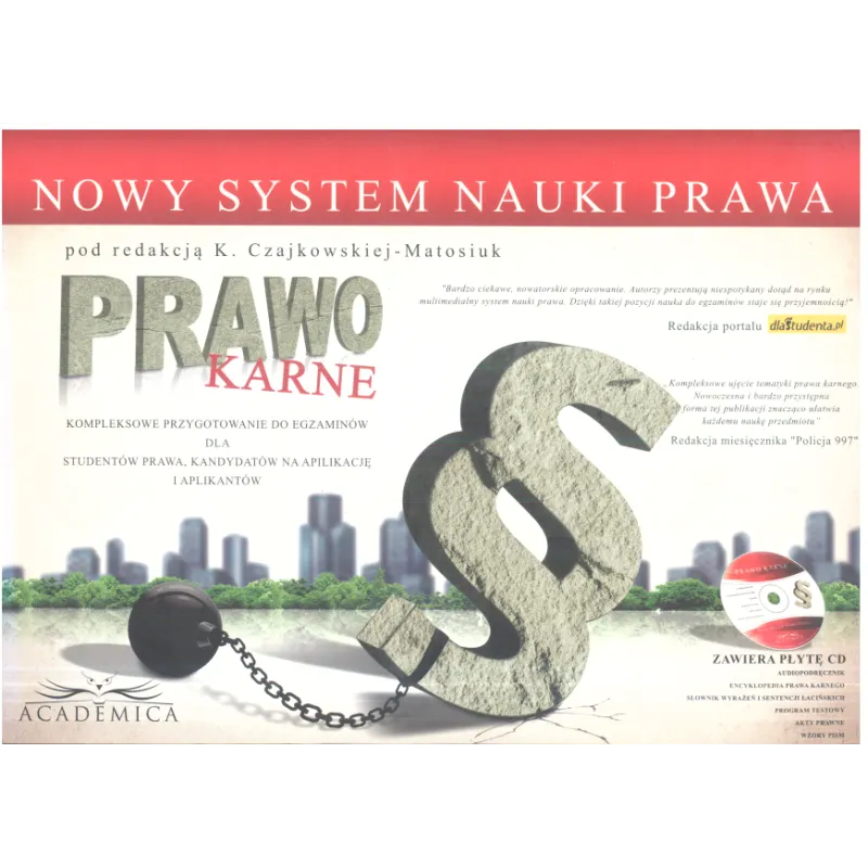 PRAWO KARNE + CD - Academica Wydawnictwo SWPS