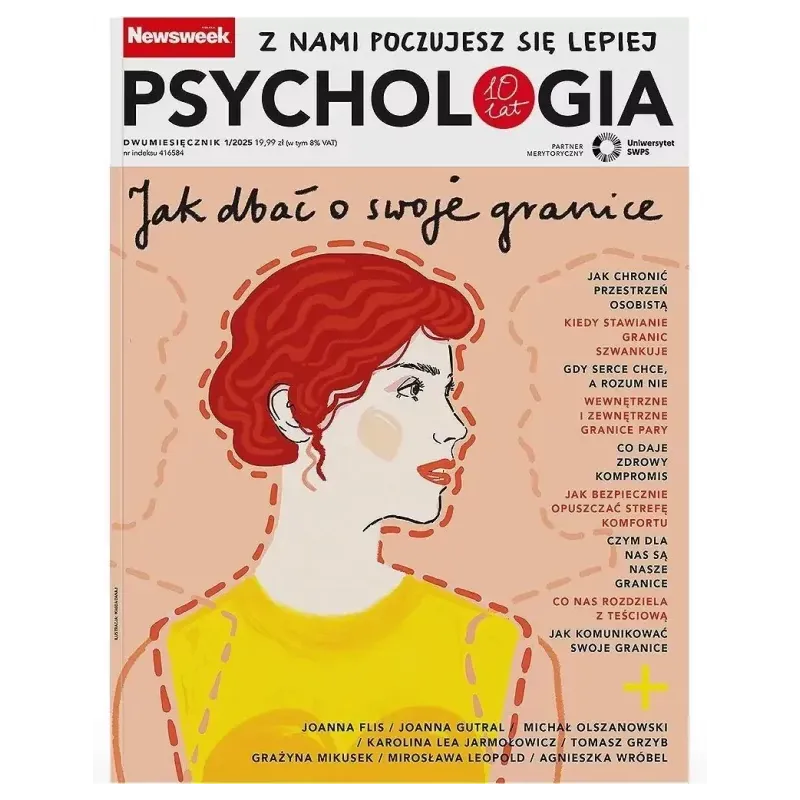 NEWSWEEK JAK DBAĆ O SWOJE GRANICE PSYCHOLOGIA 1/2025 NEWSWEEK JAK DBAĆ O SWOJE GRANICE PSYCHOLOGIA 1/2025