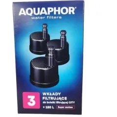 FILTRY DO BUTELKI AQUAPHOR CITY 3 SZT