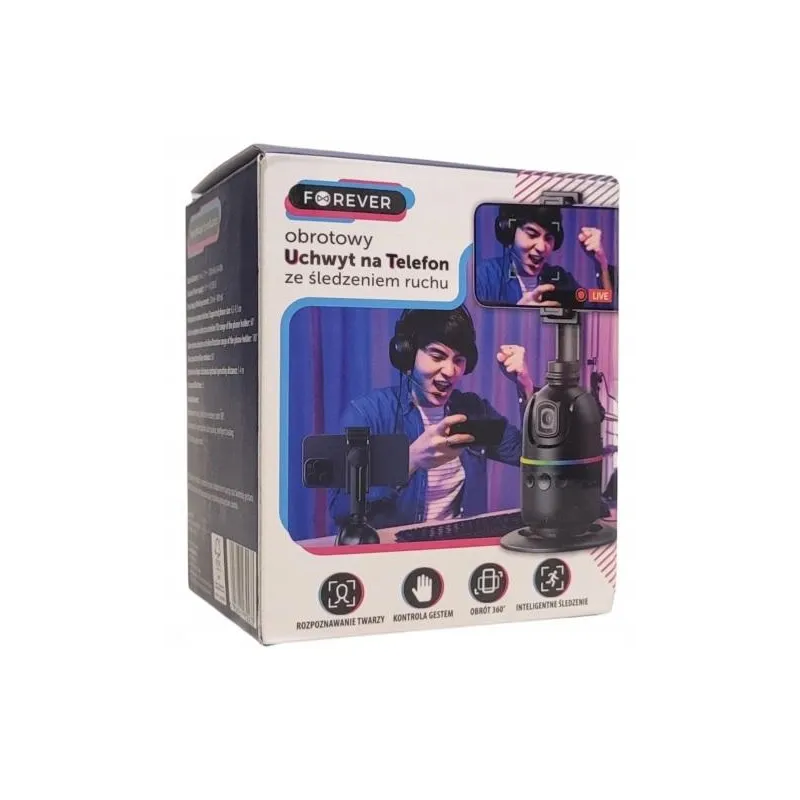 INTELIGENTNY UCHWYT NA TELEFON FOREVER 360°