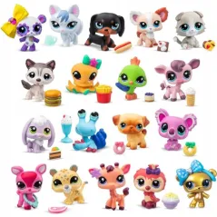 LITTLEST PET SHOP ZESTAW 2 FIGURKI + 5 NIESPODZIANEK 4+