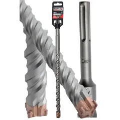 WIERTŁO DO BETONU SDS MAX QUADRO CROSS 35x600 MM MERTZ M1845