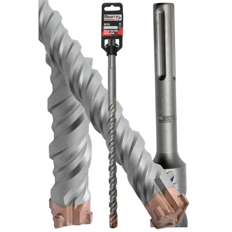 Wiertło Do Betonu Sds Max Quadro Cross 35X600 Mm Mertz M1845 Wiertło Do Betonu Sds Max Quadro Cross 35X600 Mm Mertz M1845