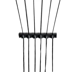 Suszarka Sufitowa Czarna 6 Prętów 120 Cm Na Pranie Do Wewnątrz I Na Zewnątrz