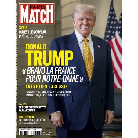 PARIS MATCH DONALD TRUMP 12/2024