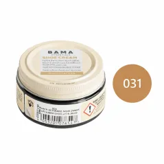 KREM DO BUTÓW SKÓRZANYCH BAMA SHOE CREAM ESSENTIALS JASNY BRĄZ 50 ML