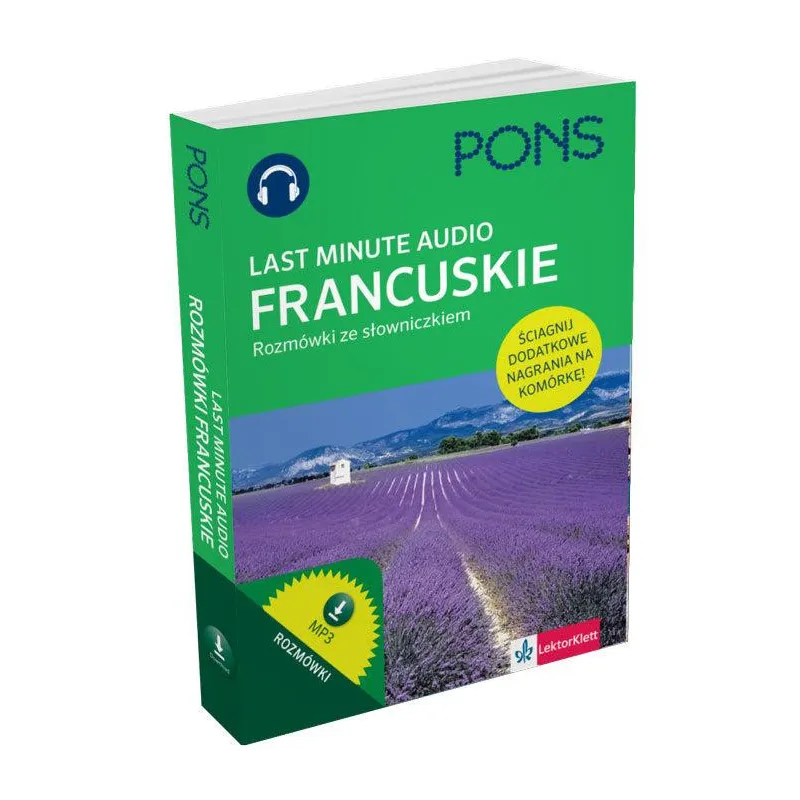 ROZMÓWKI FRANCUSKIE ZE SŁOWNIKIEM LAST MINUTE - Pons