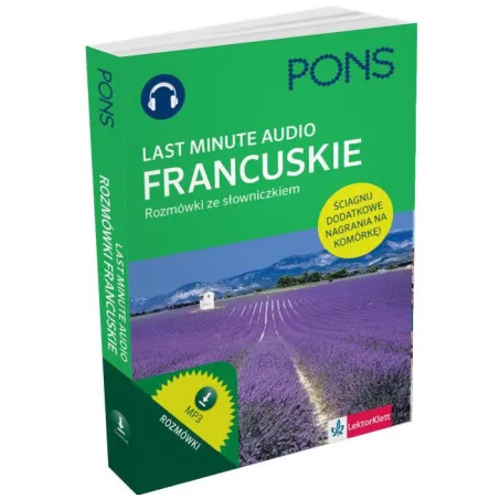 ROZMÓWKI FRANCUSKIE ZE SŁOWNIKIEM LAST MINUTE - Pons