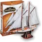 Żaglowiec Dwumasztowy Puzzle 3D 81 Elementów