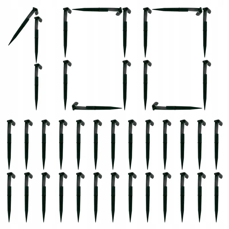 SZPILKI UCHWYTY DO LINII KROPLUJĄCEJ 16 MM 100 SZT CZARNE