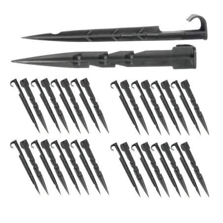 Szpilki Uchwyty Do Linii Kroplującej 16 Mm 100 Szt Czarne