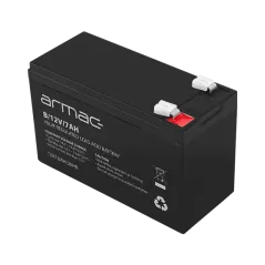AKUMULATOR BEZOBSŁUGOWY AGM 12V 7AH ARMAC DO UPS ALARM ZASILANIE AWARYJNE