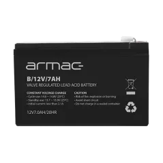 Akumulator Bezobsługowy Agm 12V 7Ah Armac Do Ups Alarm Zasilanie Awaryjne