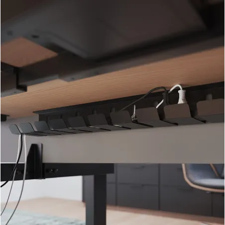 Metalowe Korytko Na Kable Rejs Futuro Do Biurka 80 Cm Organizer Kabli