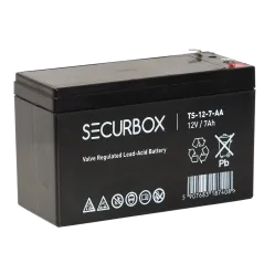 AKUMULATOR VRLA AGM 12V 7AH SECURBOX TS-12-7-AA DO UPS I ALARMU