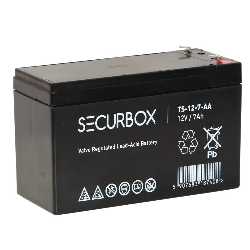 AKUMULATOR VRLA AGM 12V 7AH SECURBOX TS-12-7-AA DO UPS I ALARMU