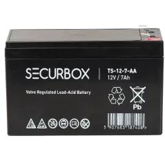 AKUMULATOR VRLA AGM 12V 7AH SECURBOX TS-12-7-AA DO UPS I ALARMU