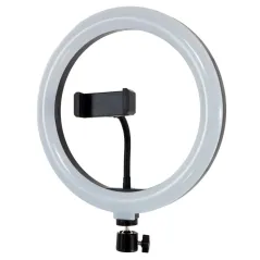 Lampa Pierścieniowa Led 27 Cm Bicolor Cri 92 Do Smartfona