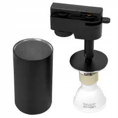 LAMPA SZYNOWA SPOT GU10 LEDLUX CZARNA REGULOWANA LEDLUX