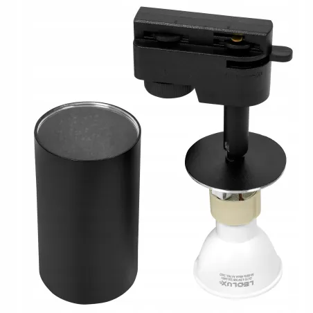 Lampa Szynowa Spot Gu10 Ledlux Czarna Regulowana Ledlux