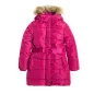 Płaszcz Zimowy Dziewczęcy Różowy Pasek 122 Cm Cool Club