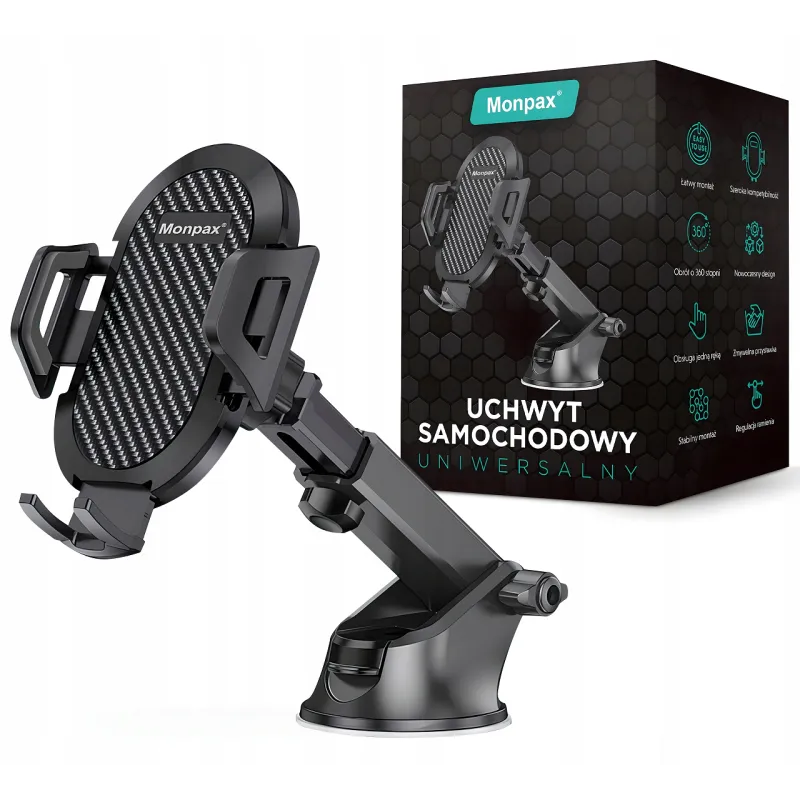 UCHWYT SAMOCHODOWY UNIWERSALNY NA TELEFON MONPAX UCHWYT SAMOCHODOWY UNIWERSALNY NA TELEFON MONPAX