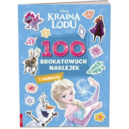 DISNEY KRAINA LODU. 100 BROKATOWYCH NAKLEJEK I ZADANIA