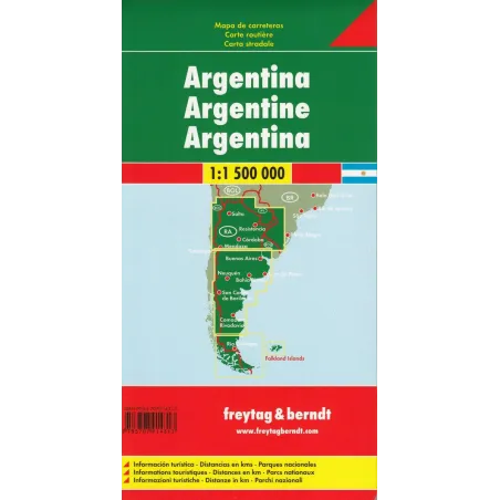 ARGENTYNA MAPA 1:1 500 000
