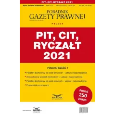 PIT CIT RYCZAŁT 2021 PODATKI 1 PRZEWODNIK PO ZMIANACH 1/2021 - Infor